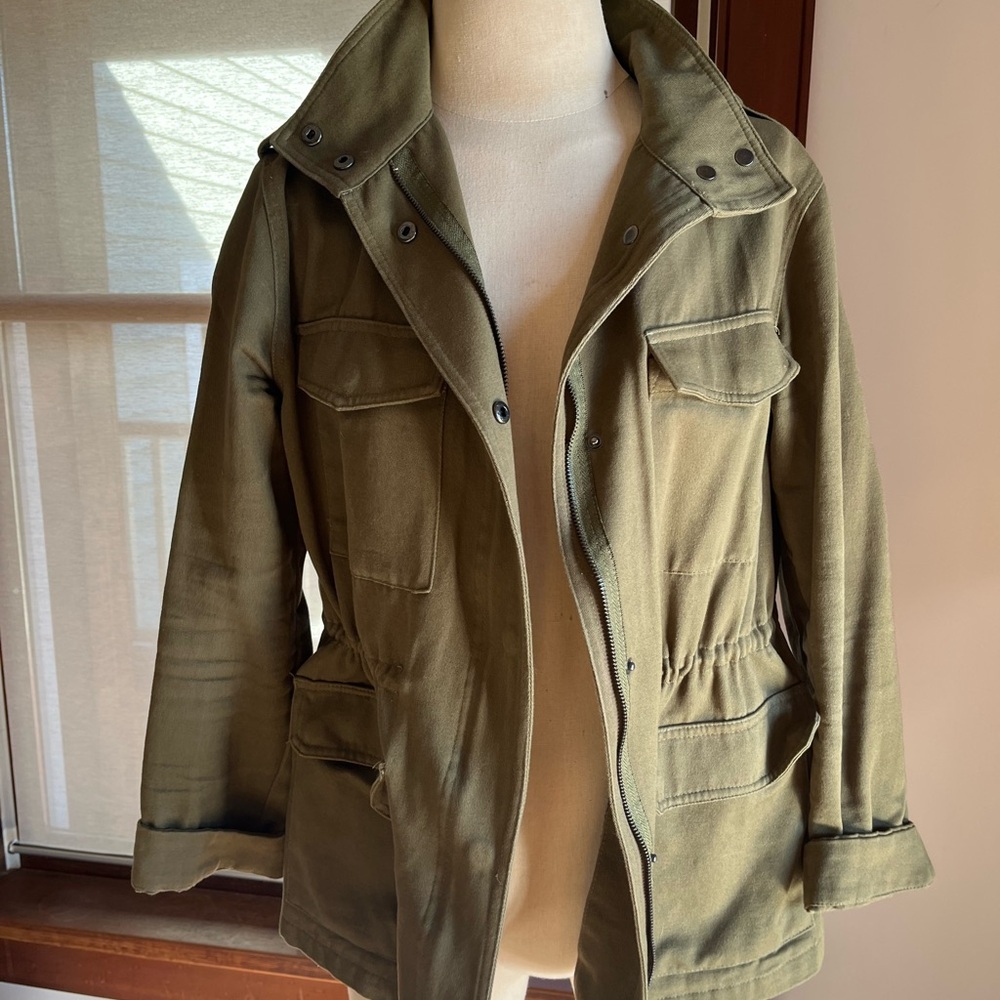 Olive Green Utility Jacket
